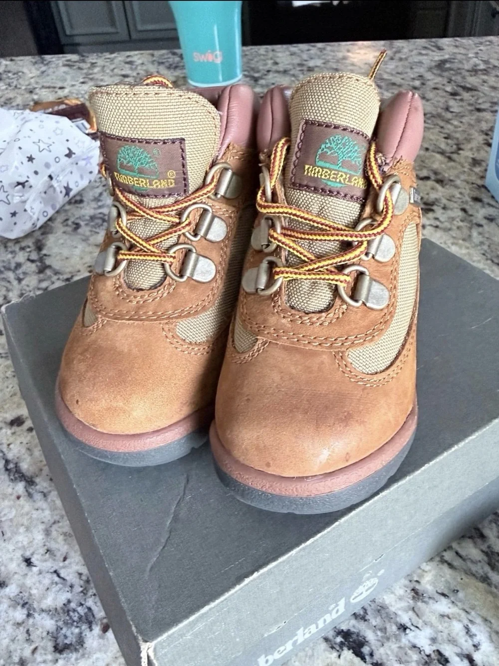 Timberland Brown Suede Field Boots